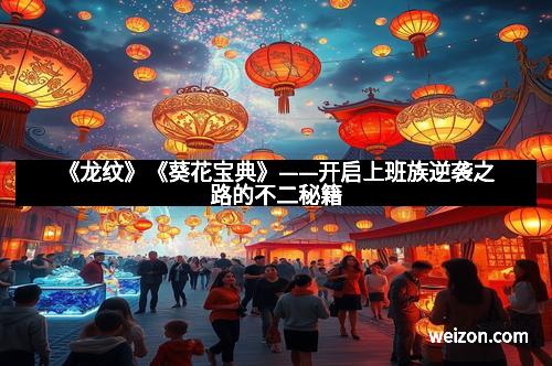 《龙纹》《葵花宝典》——开启上班族逆袭之路的不二秘籍
